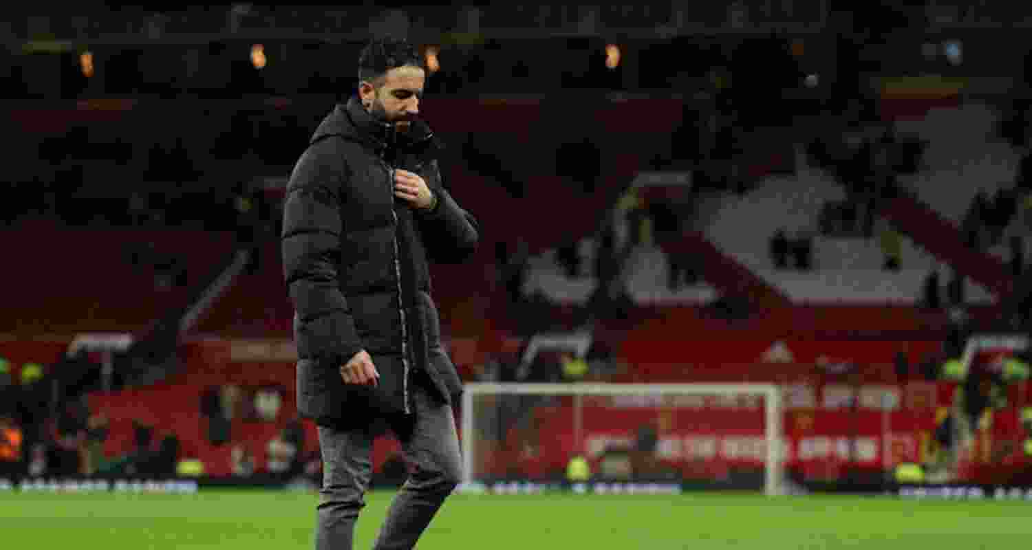 Ruben Amorim takes responsibility as Manchester United slide towards relegation. File Photo. Ruben Amorim takes responsibility as Manchester United slide towards relegation. File Photo.