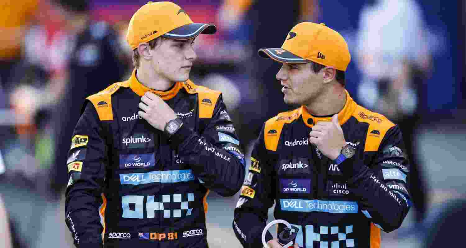 McLaren dominates qualifying with Norris on pole. McLaren dominates qualifying with Norris on pole.