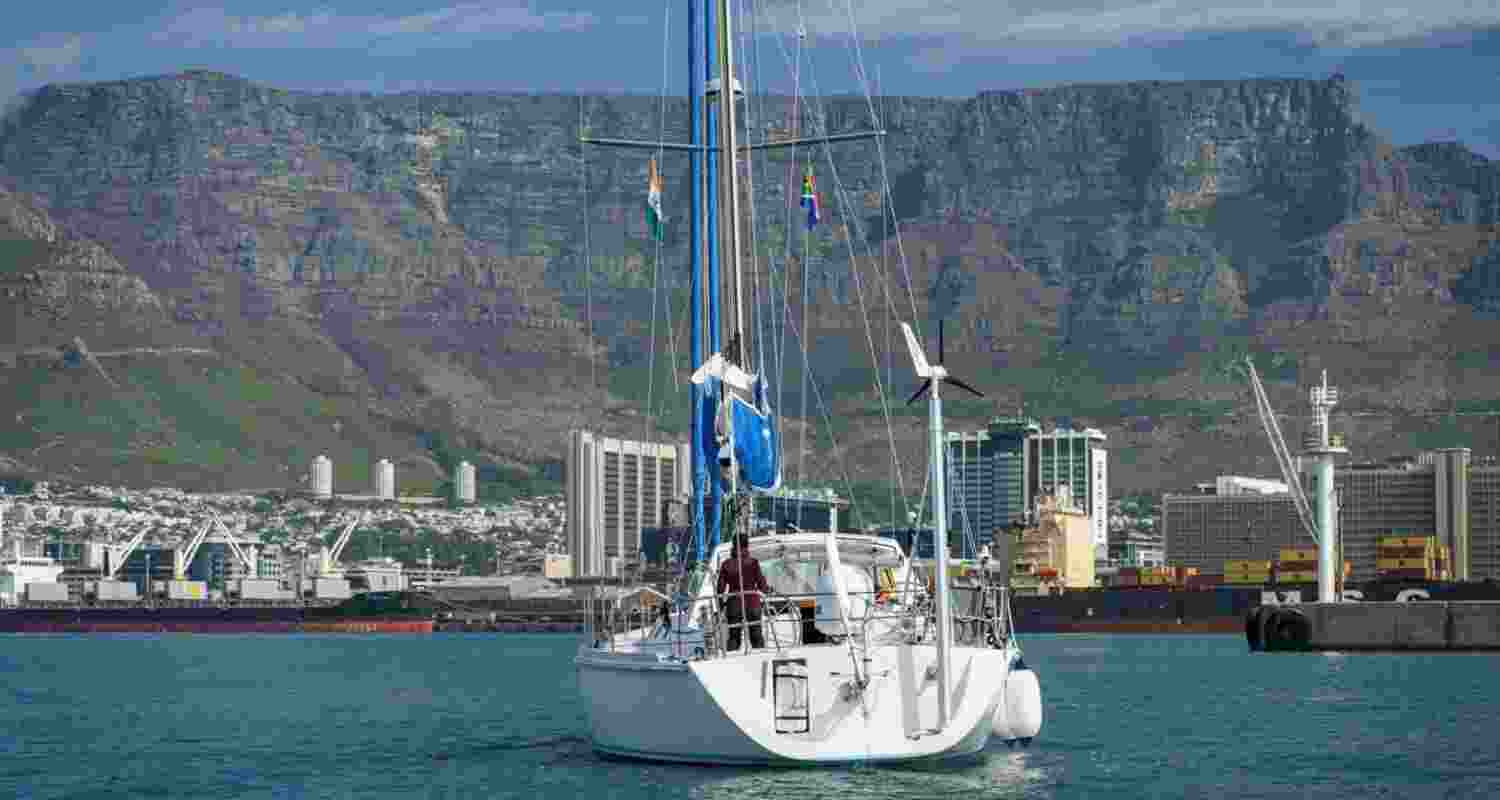 Indian Navy’s INSV Tarini Makes Landmark Stop in SA. Indian Navy’s INSV Tarini Makes Landmark Stop in SA.