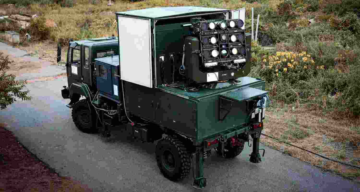 DRDO laser DEW neutralises drones in seconds. DRDO laser DEW neutralises drones in seconds.