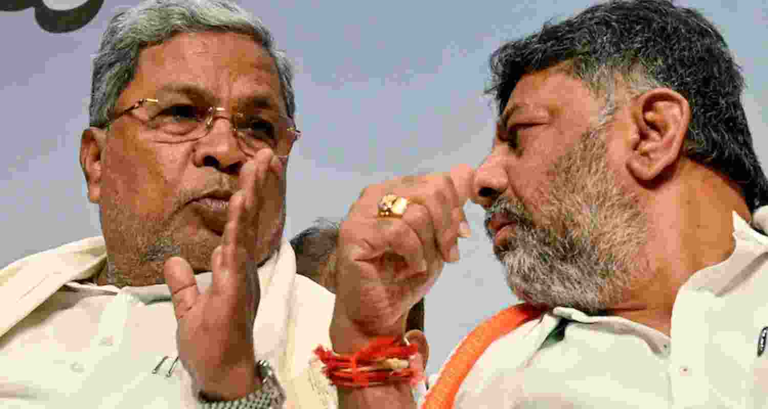 CM Siddaramaiah-D K Shivakumar rift resurfaces anew. CM Siddaramaiah-D K Shivakumar rift resurfaces anew.