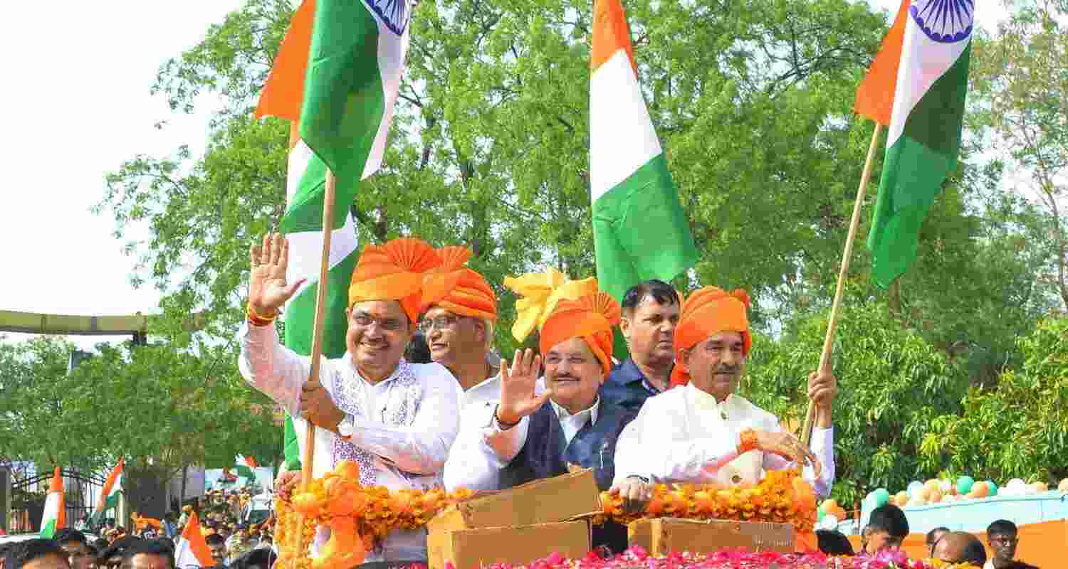 J P Nadda Pays Tribute to Ahilyabai Holkar in Rajasthan. J P Nadda Pays Tribute to Ahilyabai Holkar in Rajasthan.