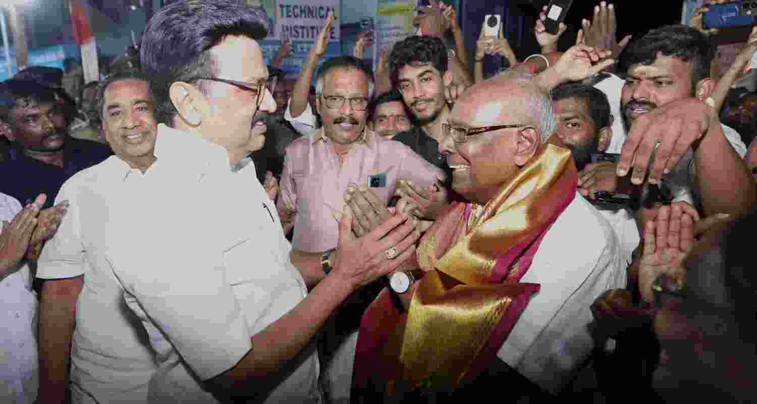 DMK chief and Tamil Nadu CM M K Stalin leads DMK meet after 47 years in Madurai. DMK chief and Tamil Nadu CM M K Stalin leads DMK meet after 47 years in Madurai.