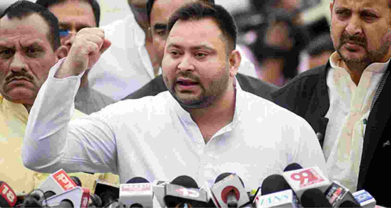 Gaurav Bhatia says RJD tearing Ambedkar’s Constitution. Gaurav Bhatia says RJD tearing Ambedkar’s Constitution.