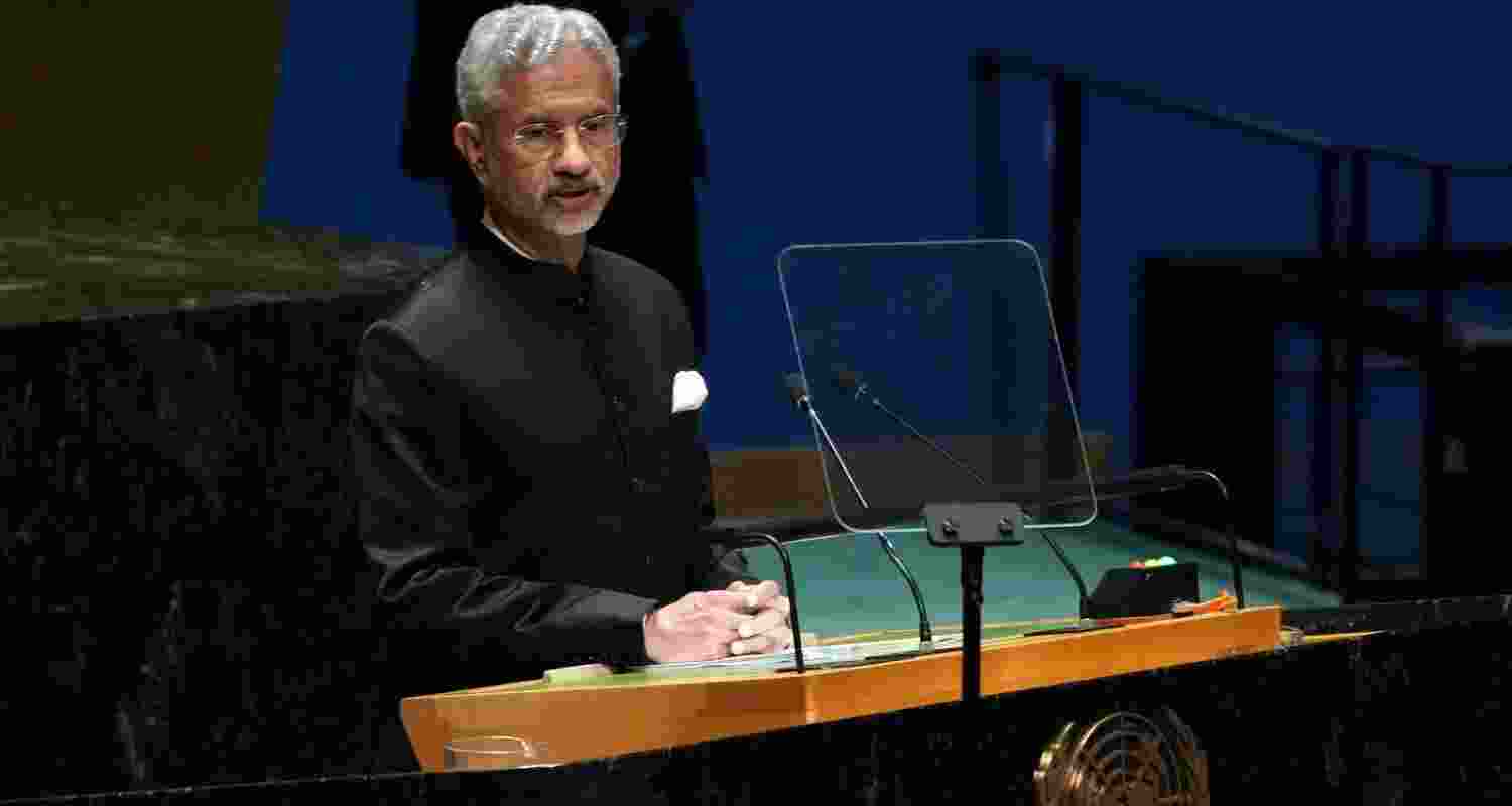 EAM Jaishankar set for key address at UN General Assembly. EAM Jaishankar set for key address at UN General Assembly.