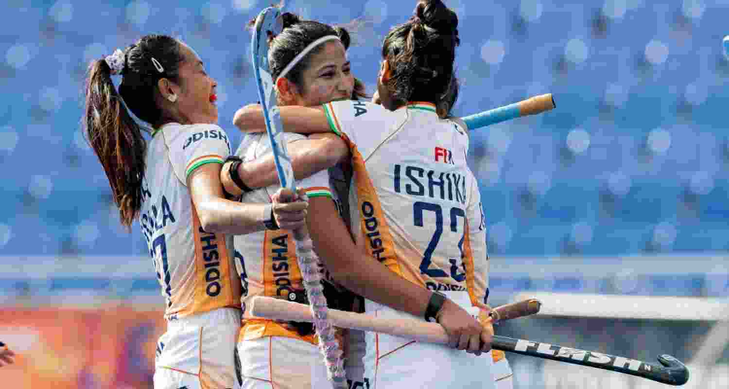 Deepika starred for India with two goals, while Navneet Kaur also found the net. Deepika starred for India with two goals, while Navneet Kaur also found the net.