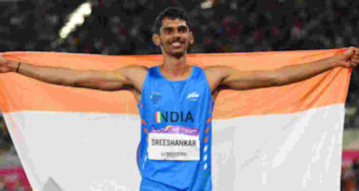 Indian long jumper Murali Sreeshankar. Indian long jumper Murali Sreeshankar.