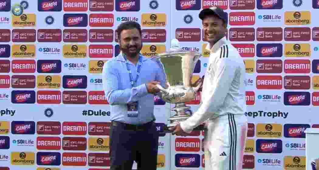 Mayank Agarwal led India A wins the Duleep trophy defeating India C by 132 runs. Mayank Agarwal led India A wins the Duleep trophy defeating India C by 132 runs.