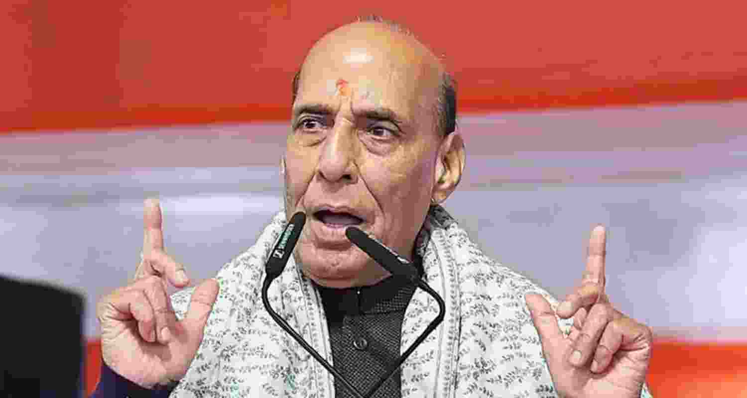 Defence Minister Rajnath Singh. Defence Minister Rajnath Singh.