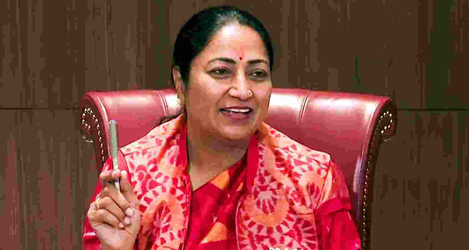 Delhi Chief Minister Rekha Gupta. Delhi Chief Minister Rekha Gupta.