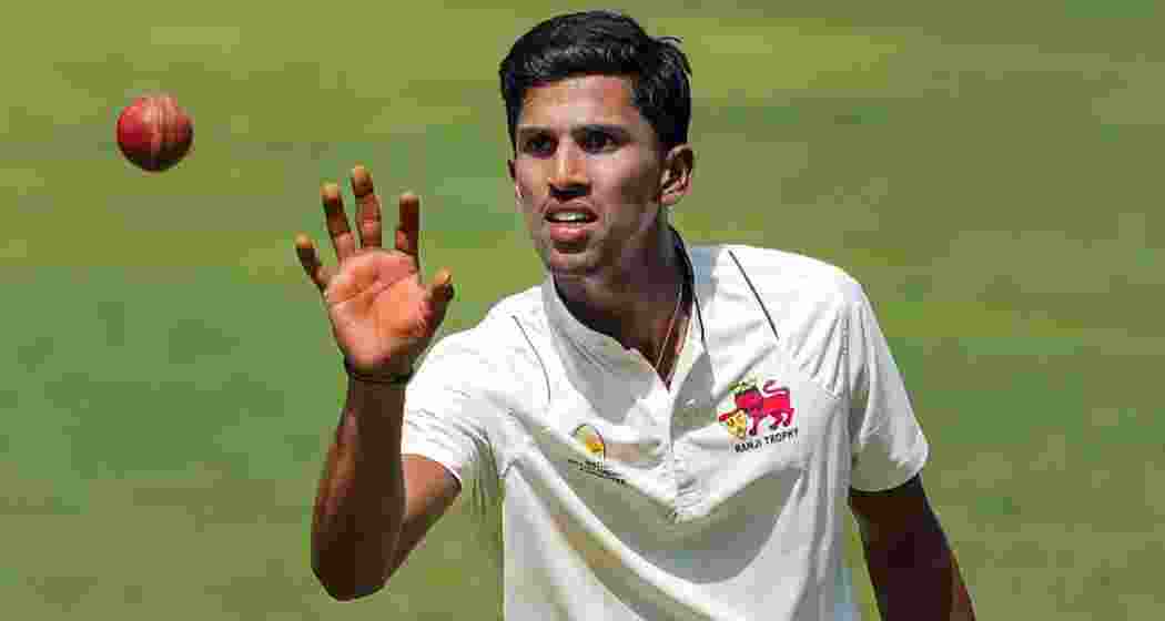 Indian cricketer Tanush Kotian. Indian cricketer Tanush Kotian.