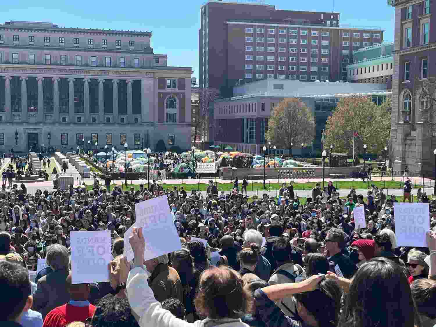 From Columbia to Harvard, students rally against Biden's Gaza policy From Columbia to Harvard, students rally against Biden's Gaza policy