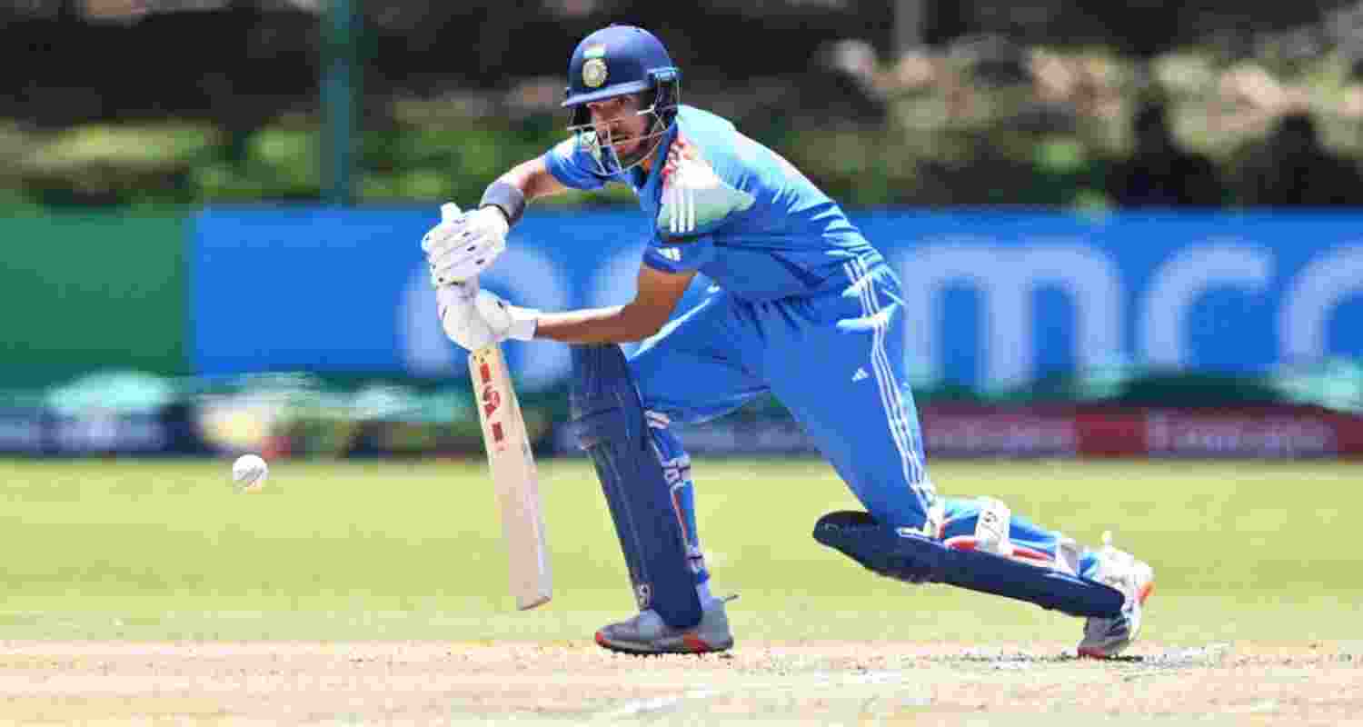 Vihaan Malhotra's 109 off 107 balls was studded with seven fours. Vihaan Malhotra's 109 off 107 balls was studded with seven fours.