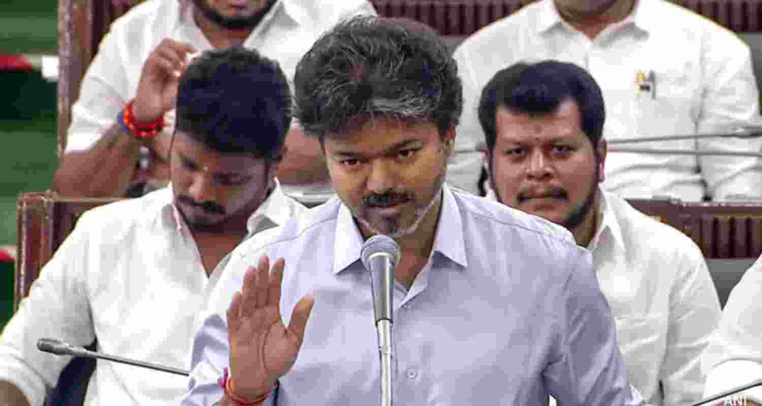 Tamil Nadu Chief Minister C Joseph Vijay Tamil Nadu Chief Minister C Joseph Vijay