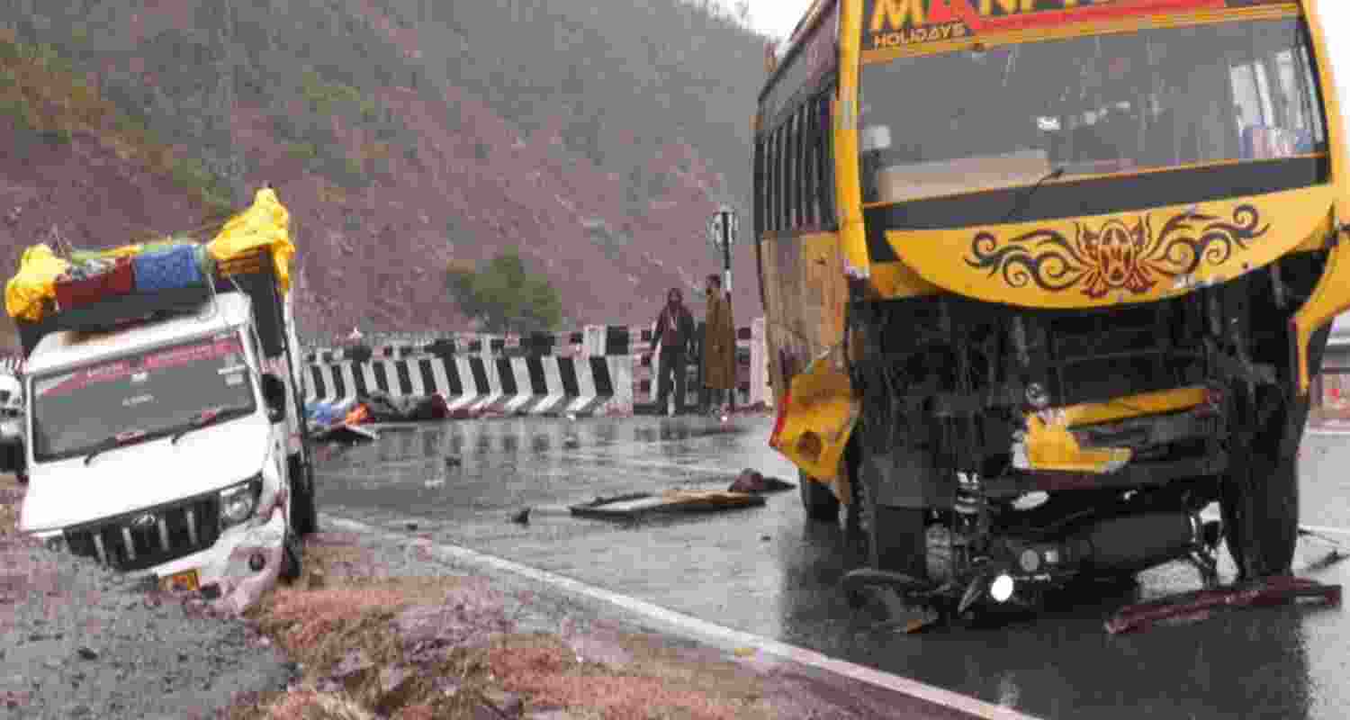 Visuals from the accident spot in Udhampur Visuals from the accident spot in Udhampur