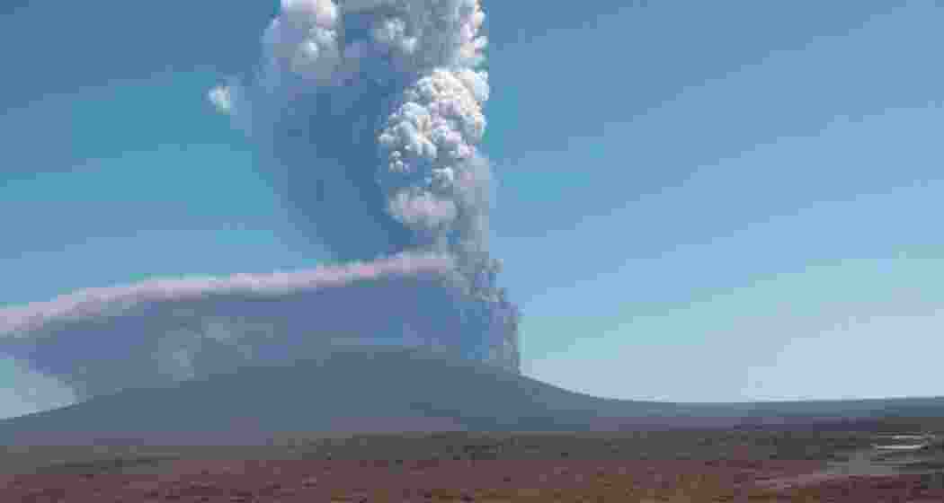The Hayli Gubbi volcano in Ethiopia erupted for the first time in nearly 10,000 years on Sunday, sending ash clouds eastward toward northern India, prompting monitoring by meteorological and aviation authorities. The Hayli Gubbi volcano in Ethiopia erupted for the first time in nearly 10,000 years on Sunday, sending ash clouds eastward toward northern India, prompting monitoring by meteorological and aviation authorities.