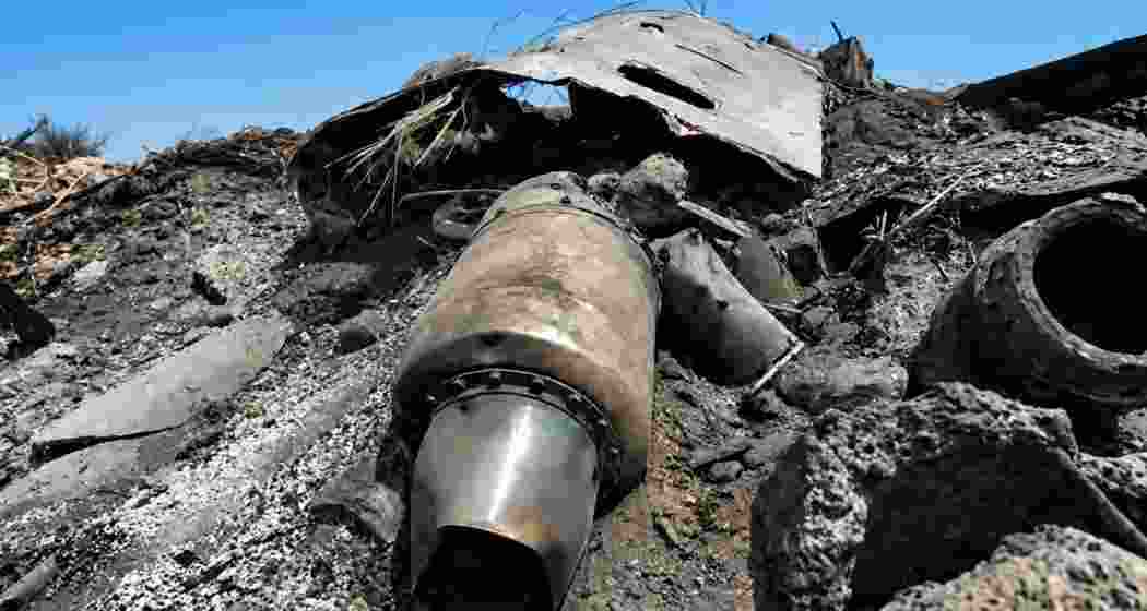 The wreckage of a US drone downed by Iranian air defences over Bandar Abbas early on Tuesday morning. The wreckage of a US drone downed by Iranian air defences over Bandar Abbas early on Tuesday morning.