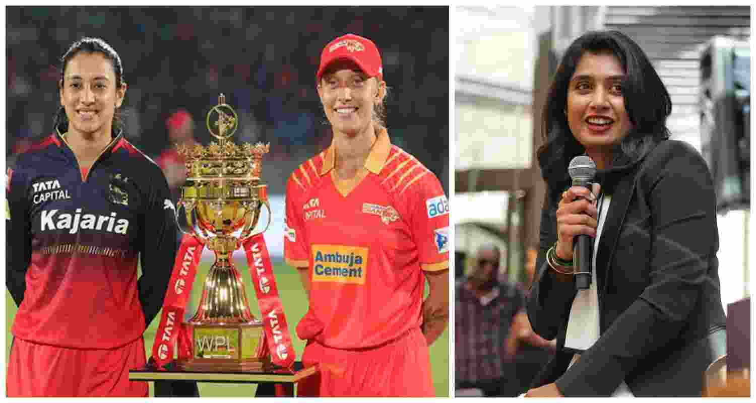 Captains, Smriti Mandhana and Ashleigh Gardner during the WPL 2025 season opener. Veteran Indian international cricketer Mithali Raj (R). Captains, Smriti Mandhana and Ashleigh Gardner during the WPL 2025 season opener. Veteran Indian international cricketer Mithali Raj (R).