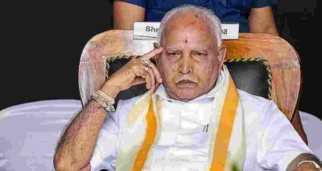 Former Karnataka chief minister BS Yediyurappa.(Photo: PTI) Former Karnataka chief minister BS Yediyurappa.(Photo: PTI)