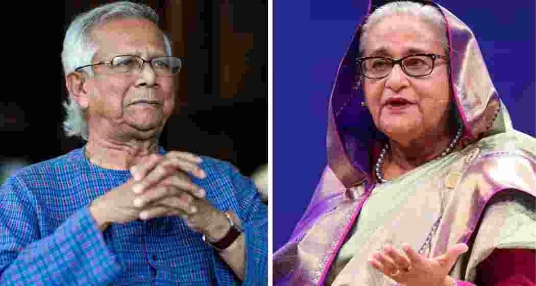 Bangladesh’s interim government advisor, Muhammad Yunus, and Prime Minister Sheikh Hasina. Bangladesh’s interim government advisor, Muhammad Yunus, and Prime Minister Sheikh Hasina.