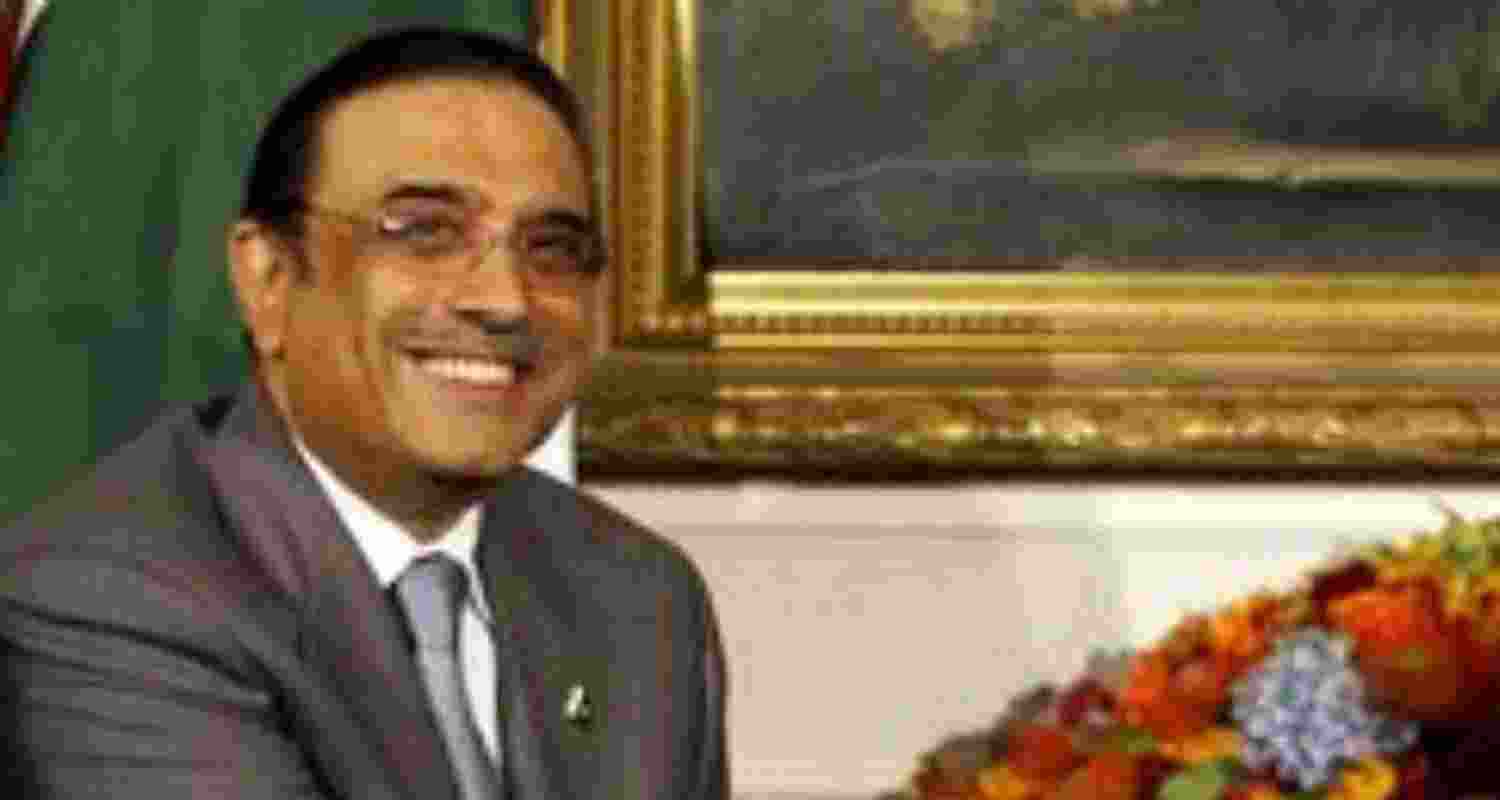 Former President of Asif Ali Zardari. Former President of Asif Ali Zardari.