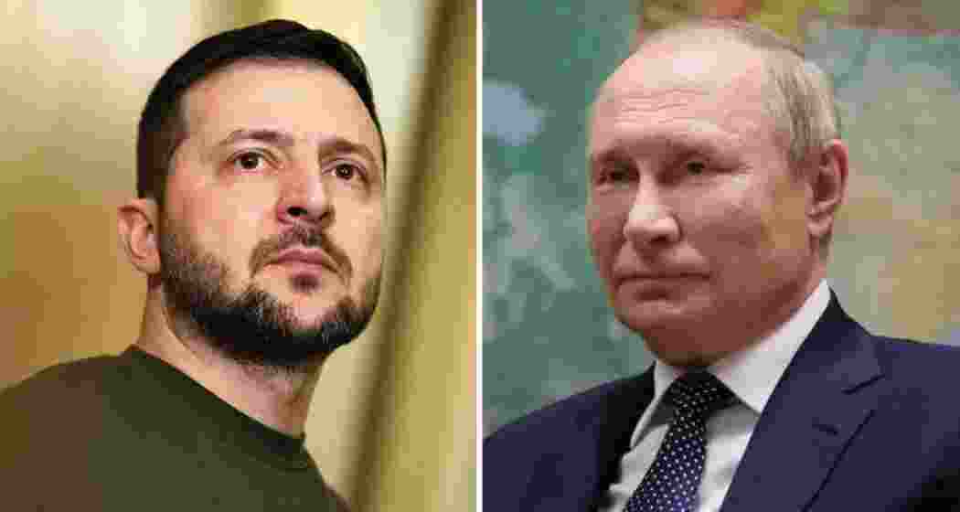 A file photo of Ukrainian President Volodymyr Zelensky and Russian President Vladimir Putin. A file photo of Ukrainian President Volodymyr Zelensky and Russian President Vladimir Putin.