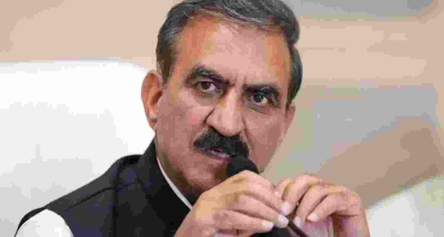 Chief Minister Sukhvinder Singh Sukhu. Chief Minister Sukhvinder Singh Sukhu.