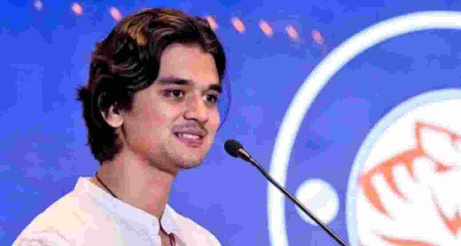 Union Minister Jyotiraditya Scindia's son Mahanaryaman Scindia. Union Minister Jyotiraditya Scindia's son Mahanaryaman Scindia.