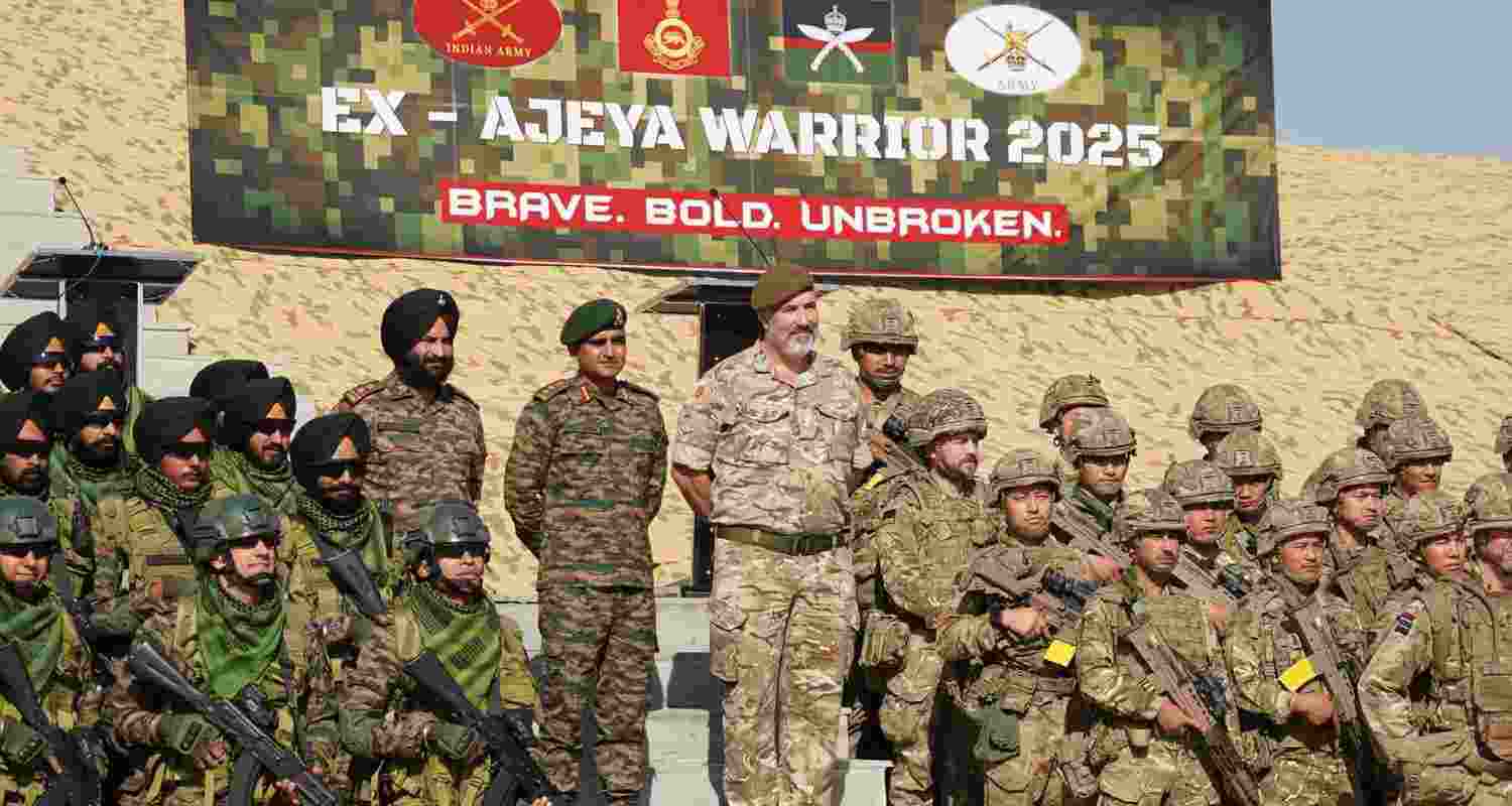 India-UK armies undergo Ex Ajeya Warrior in Rajasthan India-UK armies undergo Ex Ajeya Warrior in Rajasthan