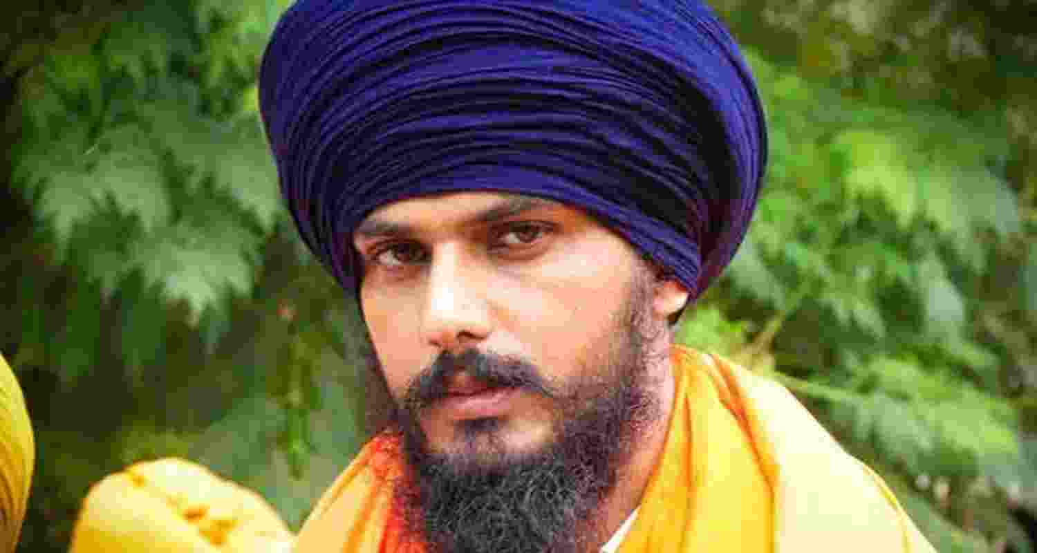 Radical preacher and Waris Punjab De (WPD) chief Amritpal Singh. Radical preacher and Waris Punjab De (WPD) chief Amritpal Singh.