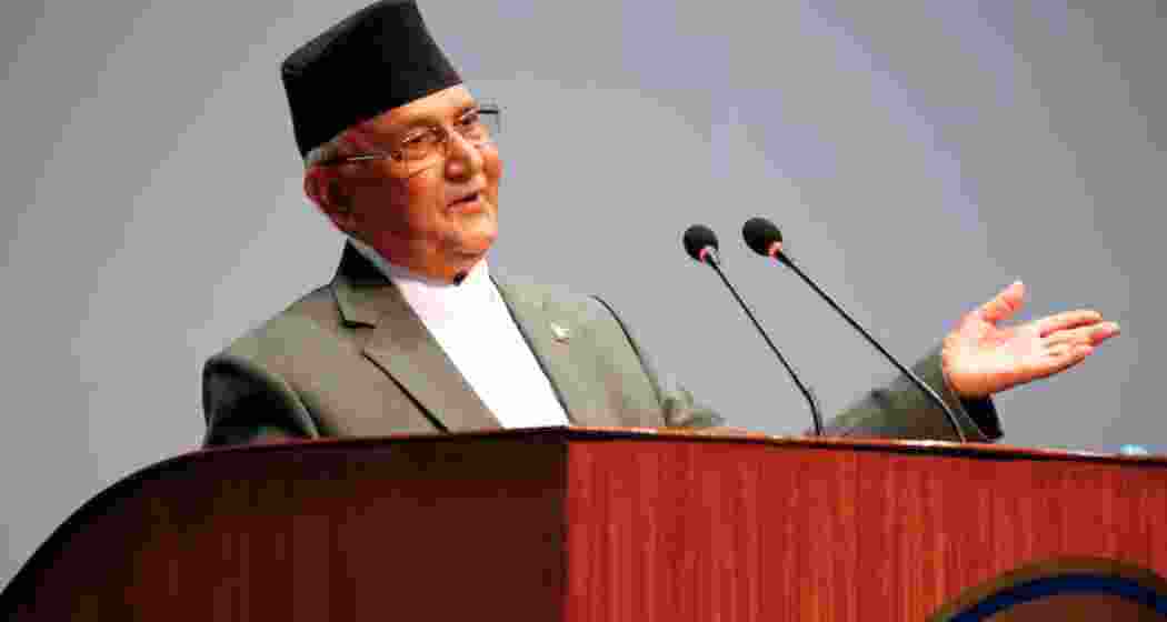 Nepal's Prime Minister K.P. Sharma Oli. Nepal's Prime Minister K.P. Sharma Oli.