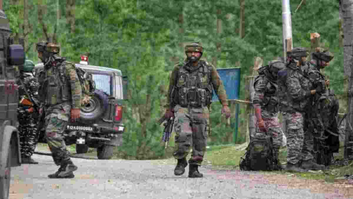 An intruder from across the border was shot dead at the international border even as another person suspected to be an over ground worker for the Hizbul Mujahideen was apprehended in Poonch.   An intruder from across the border was shot dead at the international border even as another person suspected to be an over ground worker for the Hizbul Mujahideen was apprehended in Poonch.