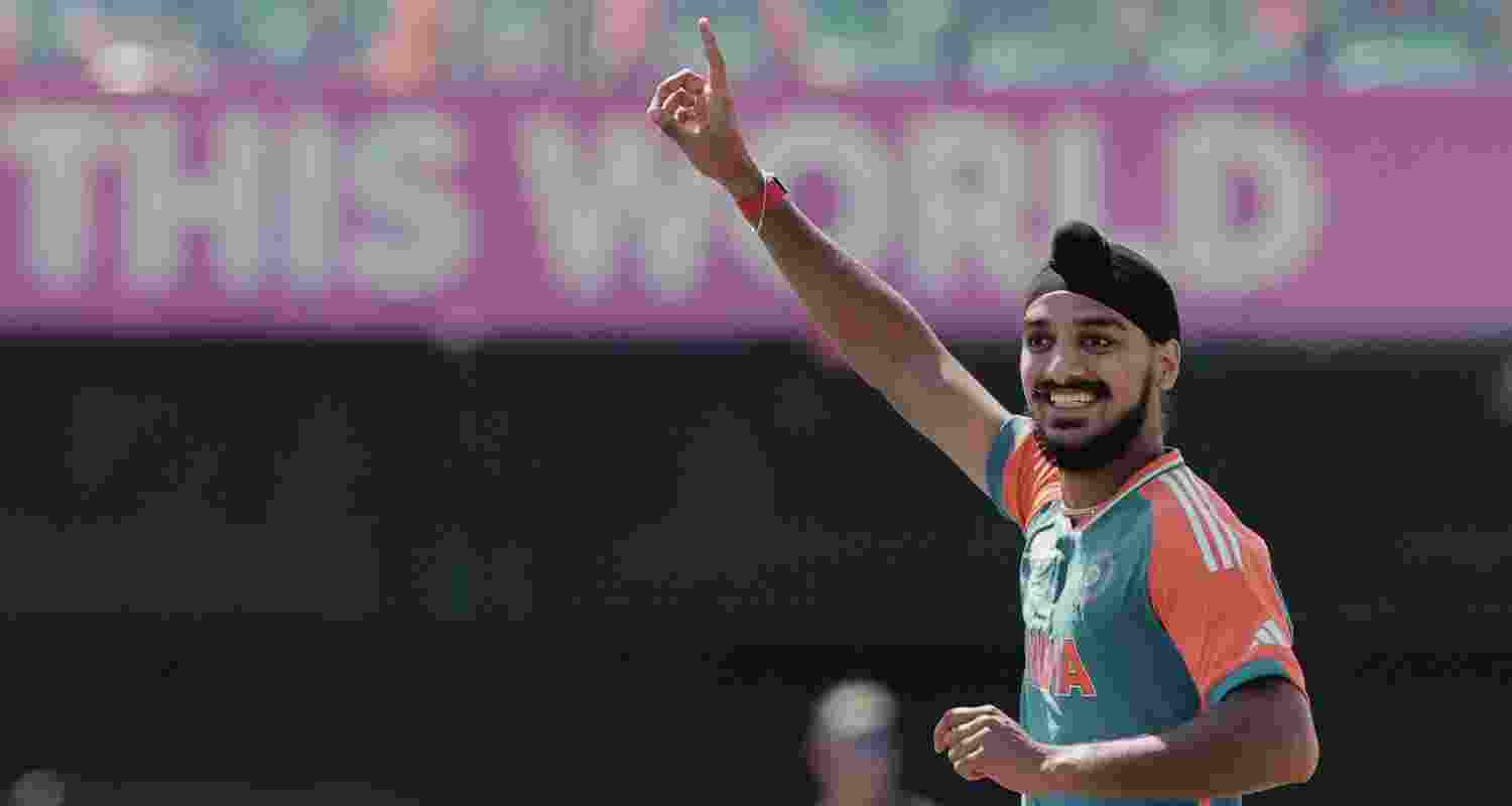 Arshdeep Singh during Wednesday's match.  Arshdeep Singh during Wednesday's match.