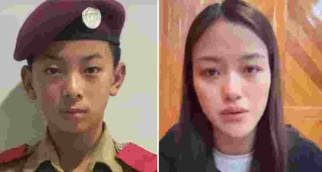 The deceased Sainik School student (L) and his sister Tadu Lunia (R), who has alleged that senior cadets subjected him to severe bullying before his death. The deceased Sainik School student (L) and his sister Tadu Lunia (R), who has alleged that senior cadets subjected him to severe bullying before his death.