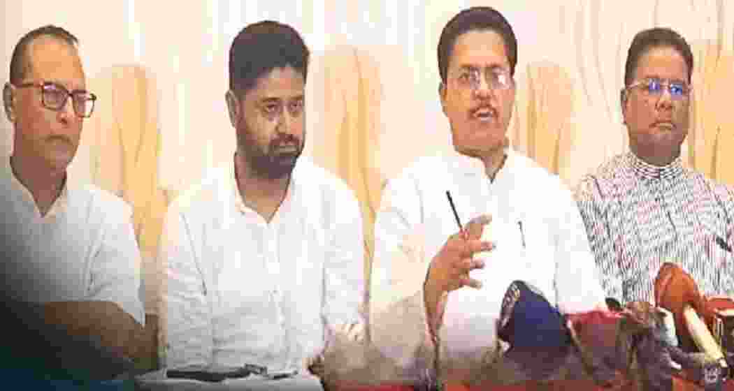 Opposition leaders in Assam submit a memorandum demanding the removal of Chief Minister Himanta Biswa Sarma over law and order issues. Opposition leaders in Assam submit a memorandum demanding the removal of Chief Minister Himanta Biswa Sarma over law and order issues.