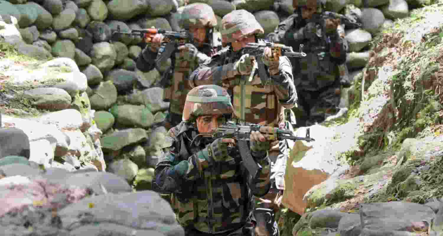 Militants attack Assam Rifles' patrolling party Militants attack Assam Rifles' patrolling party
