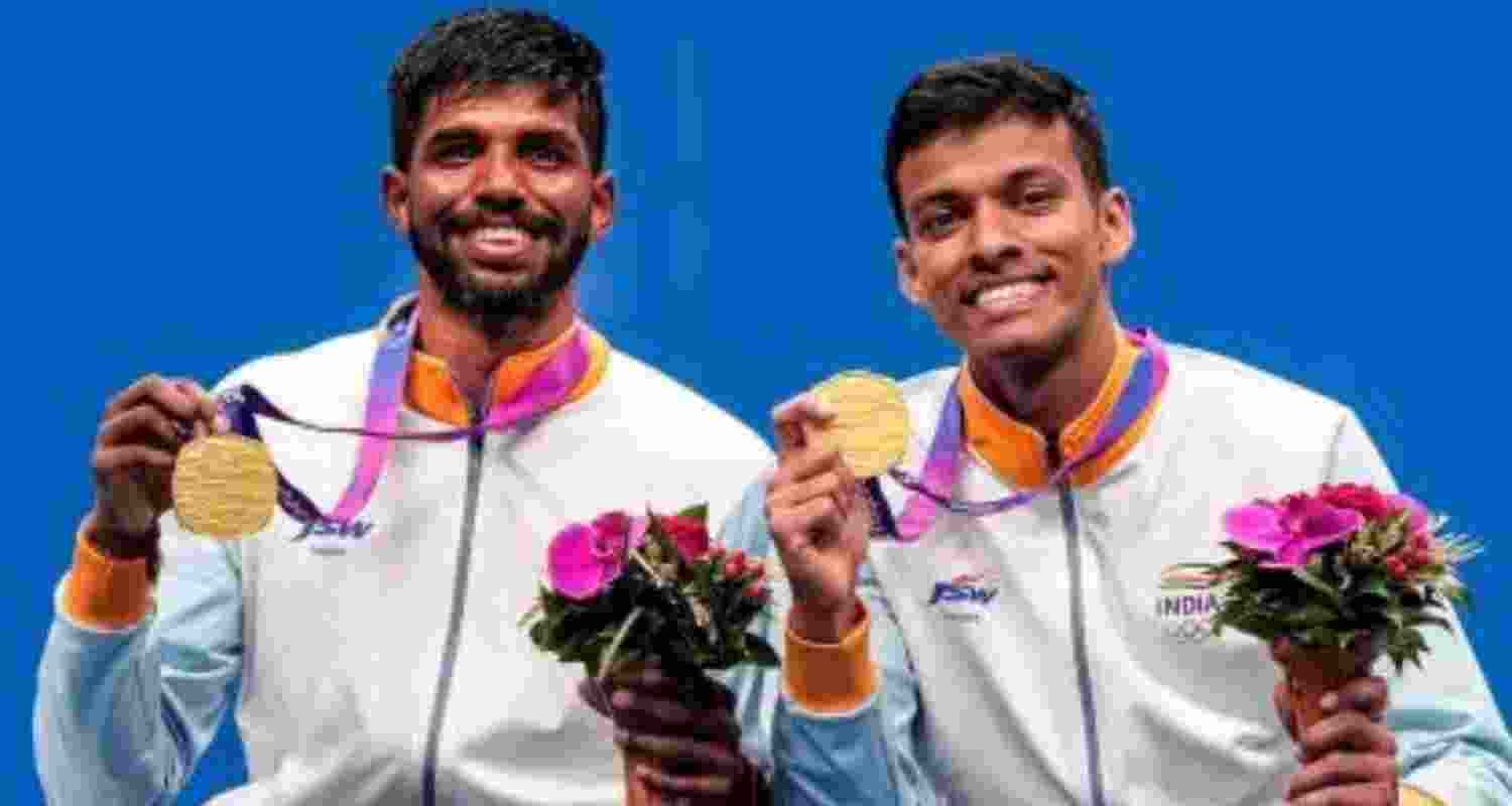 Satwiksairaj Rankireddy and Chirag Shetty. Satwiksairaj Rankireddy and Chirag Shetty.