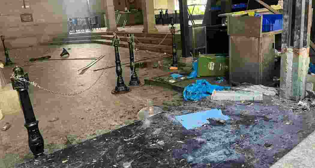 An explosion jolted Rameshwaram Cafe blast in Bengaluru on Friday. An explosion jolted Rameshwaram Cafe blast in Bengaluru on Friday.