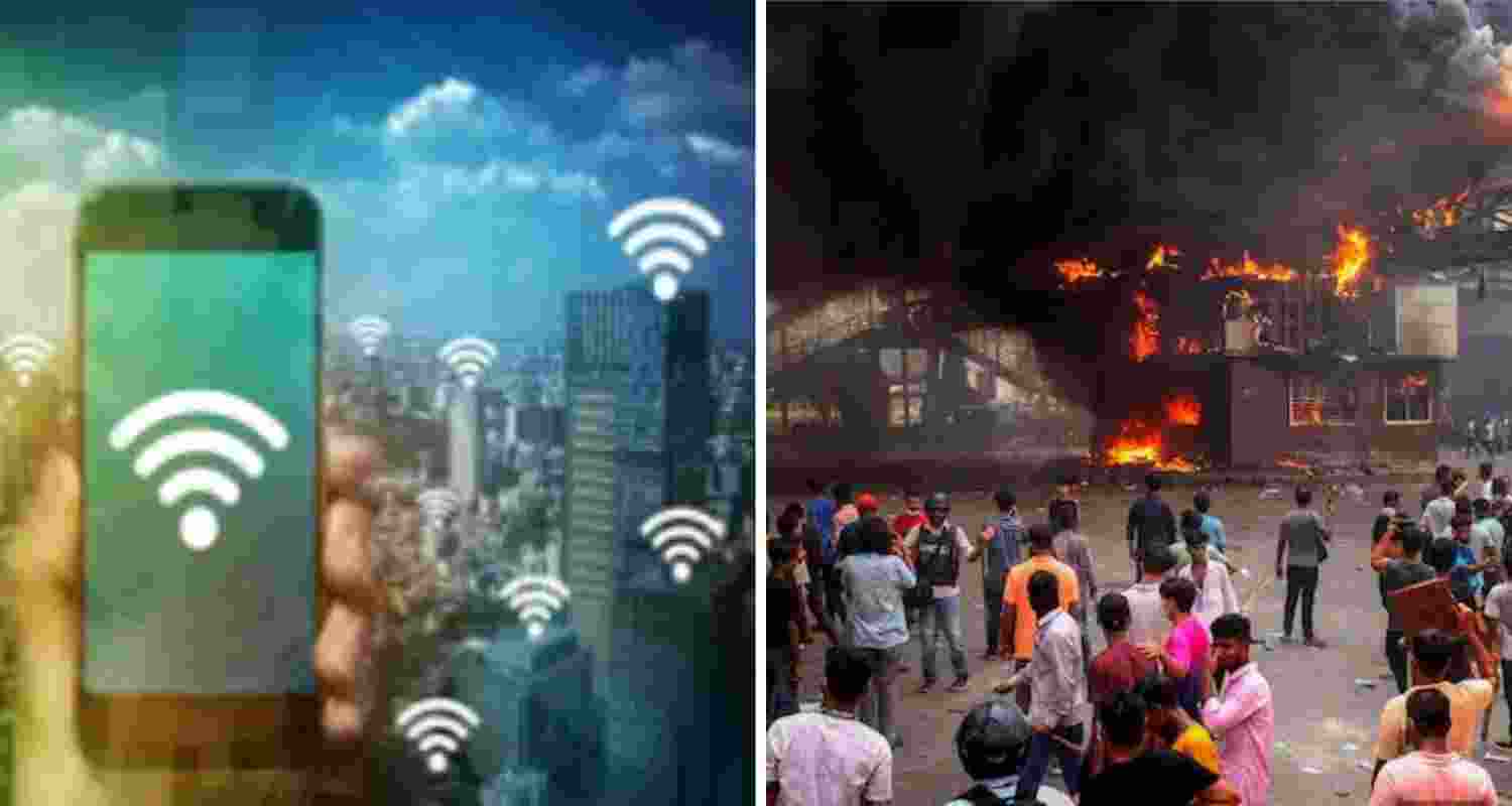 Mobile internet restored in violence-hit Bangladesh
 Mobile internet restored in violence-hit Bangladesh