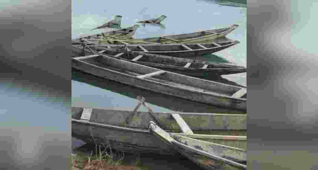 Abandoned Bangladeshi boats seized by the BSF in a bid to curb cross-border smuggling activities along the Indo-Bangladesh border. Abandoned Bangladeshi boats seized by the BSF in a bid to curb cross-border smuggling activities along the Indo-Bangladesh border.