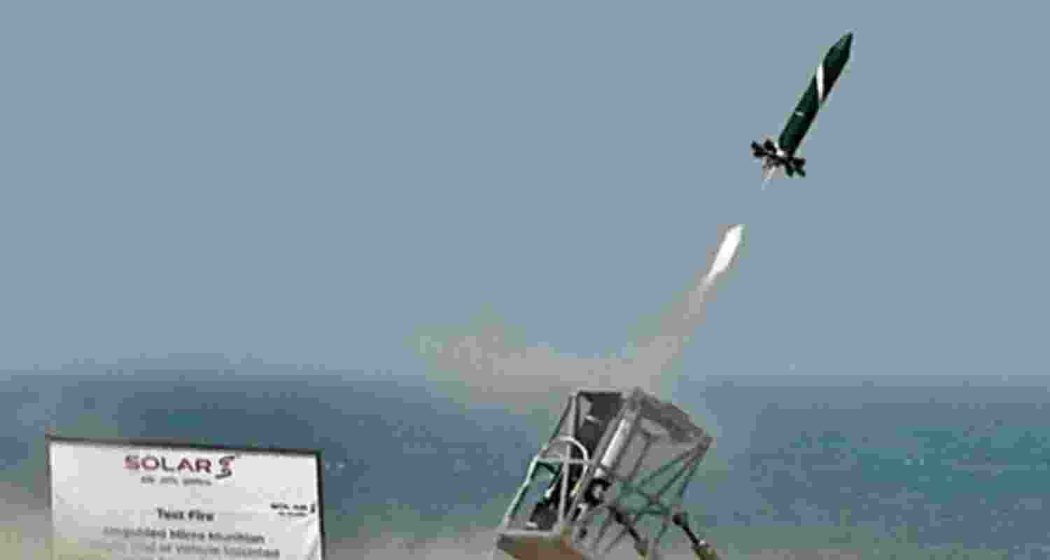 'Bhargavastra' was successfully tested at the Seaward Firing Range in Odisha's Gopalpur on Wednesday. 'Bhargavastra' was successfully tested at the Seaward Firing Range in Odisha's Gopalpur on Wednesday.
