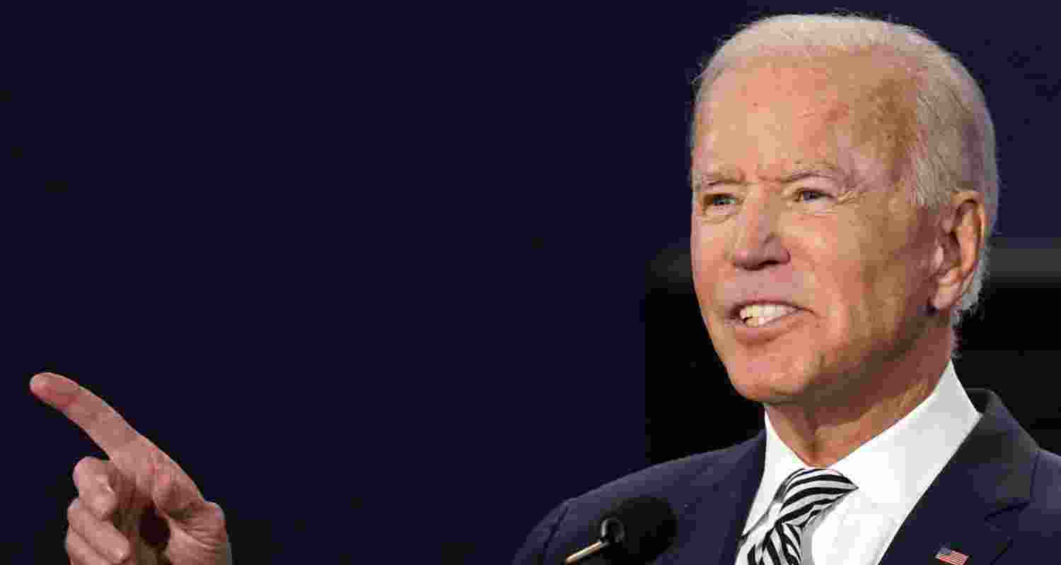 US President Joe Biden announces successful attacks on ISIS. US President Joe Biden announces successful attacks on ISIS.