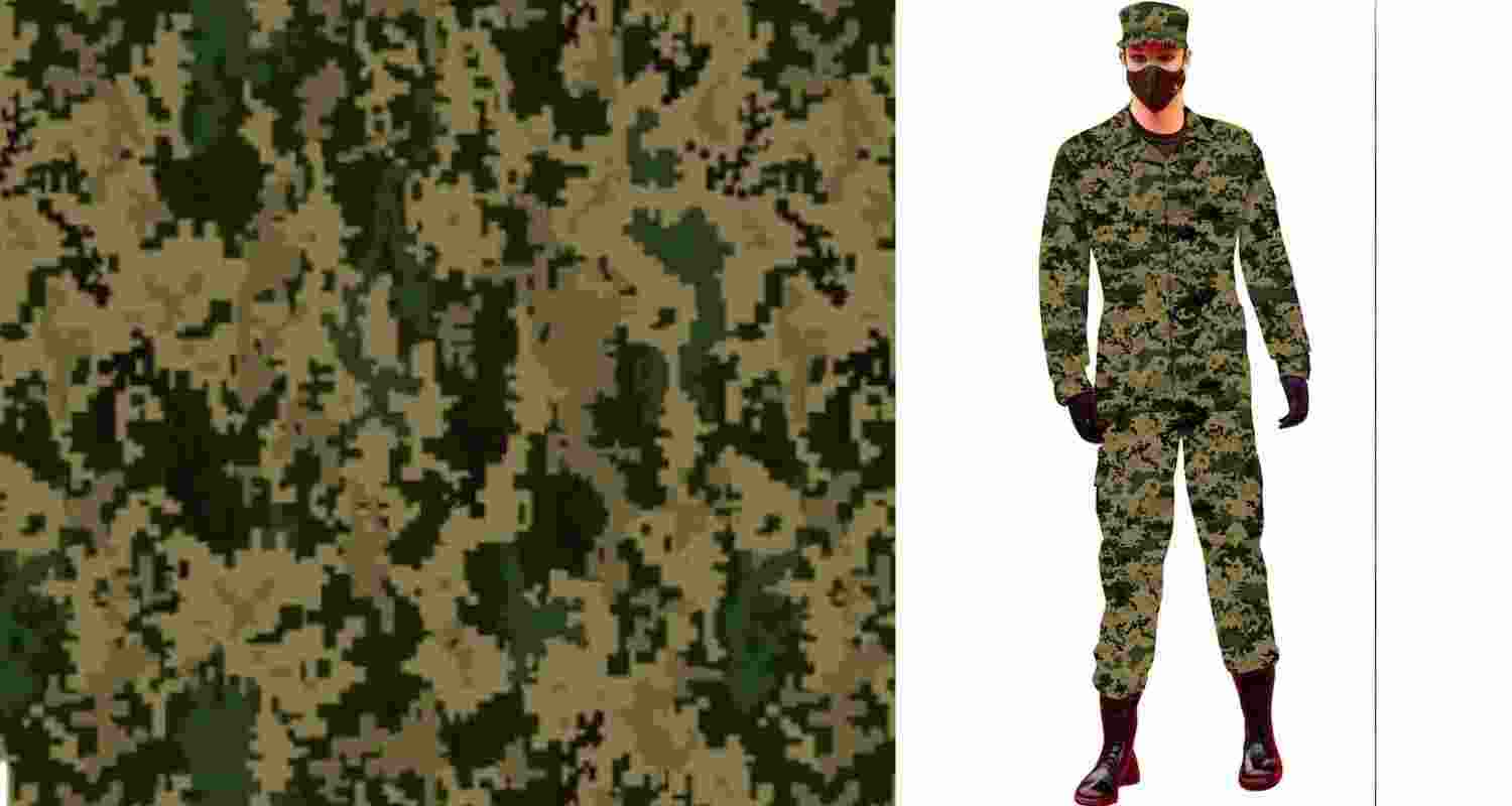 New uniform for BSF with pixelated camouflage pattern New uniform for BSF with pixelated camouflage pattern