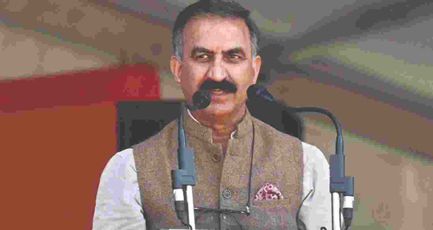 Chief Minister Sukhvinder Singh Sukhu Chief Minister Sukhvinder Singh Sukhu