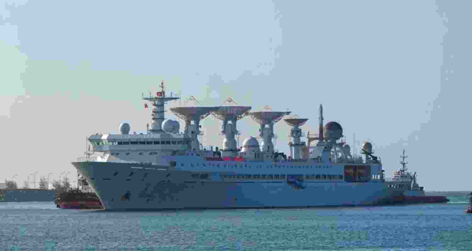 Chinese spy ship re-enters Indian Ocean Chinese spy ship re-enters Indian Ocean