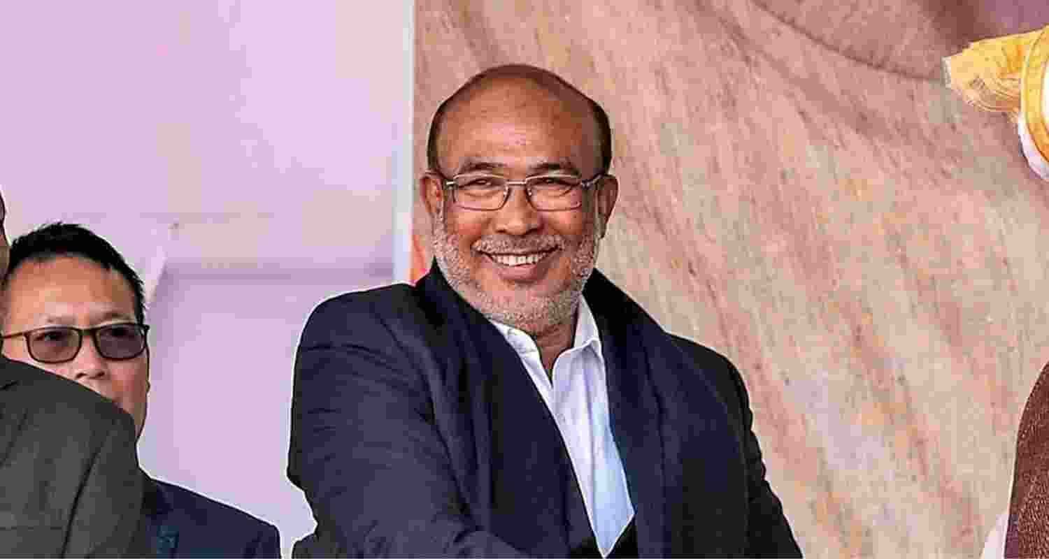 Manipur Chief Minister N Biren Singh. Manipur Chief Minister N Biren Singh.