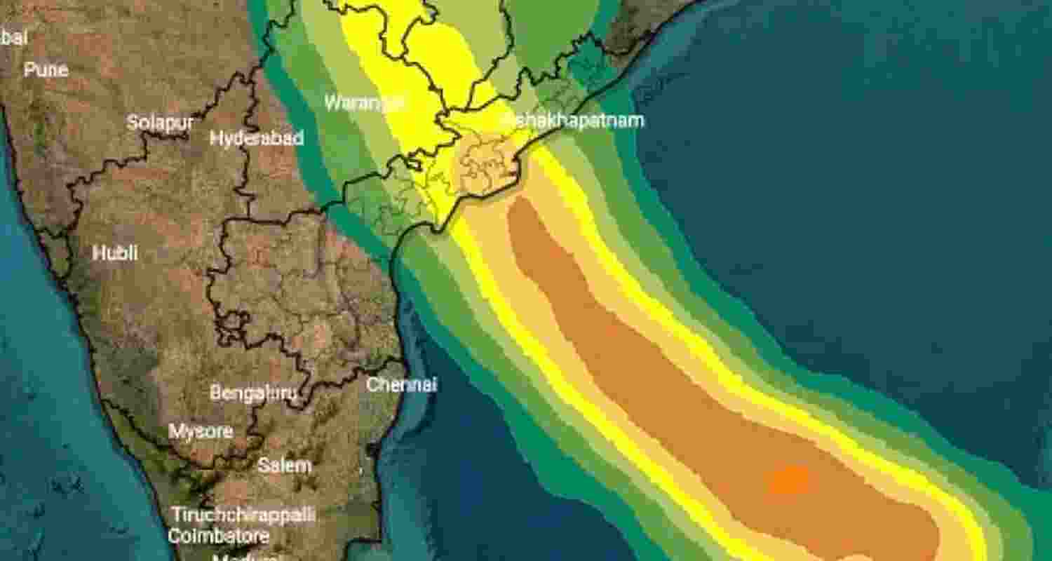 Cyclone Montha to trigger heavy rainfall in Andhra, TN, Odisha Cyclone Montha to trigger heavy rainfall in Andhra, TN, Odisha