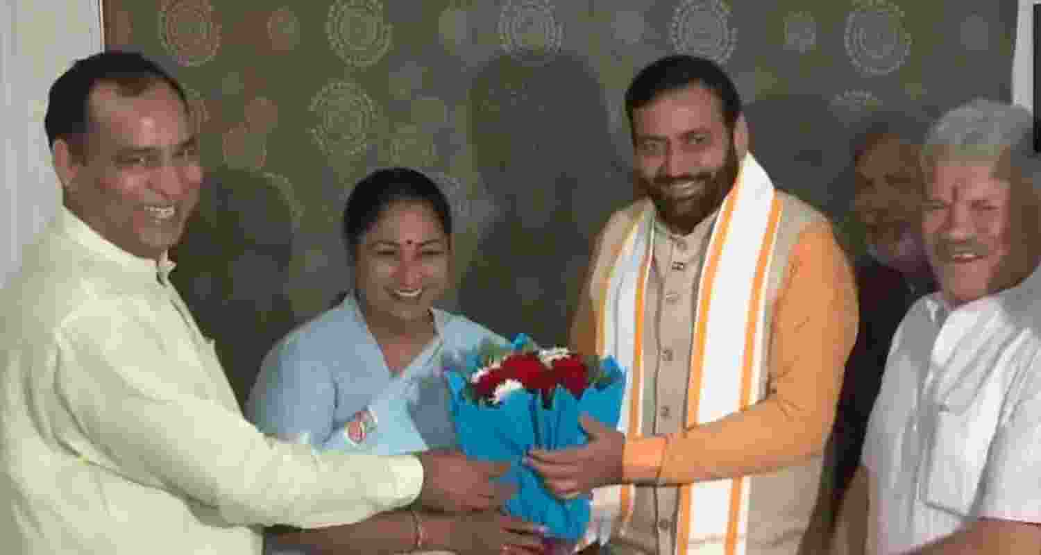 Delhi CM Rekha Gupta during a visit to her native village in Haryana for birthday celebrations. Delhi CM Rekha Gupta during a visit to her native village in Haryana for birthday celebrations.