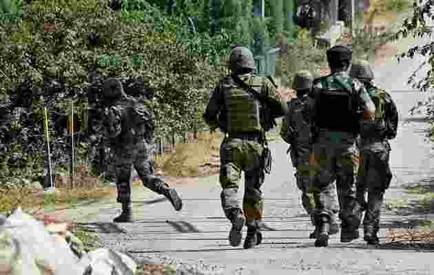 It is believed that two to three terrorists have been trapped by the security forces in the dense forests. It is believed that two to three terrorists have been trapped by the security forces in the dense forests.