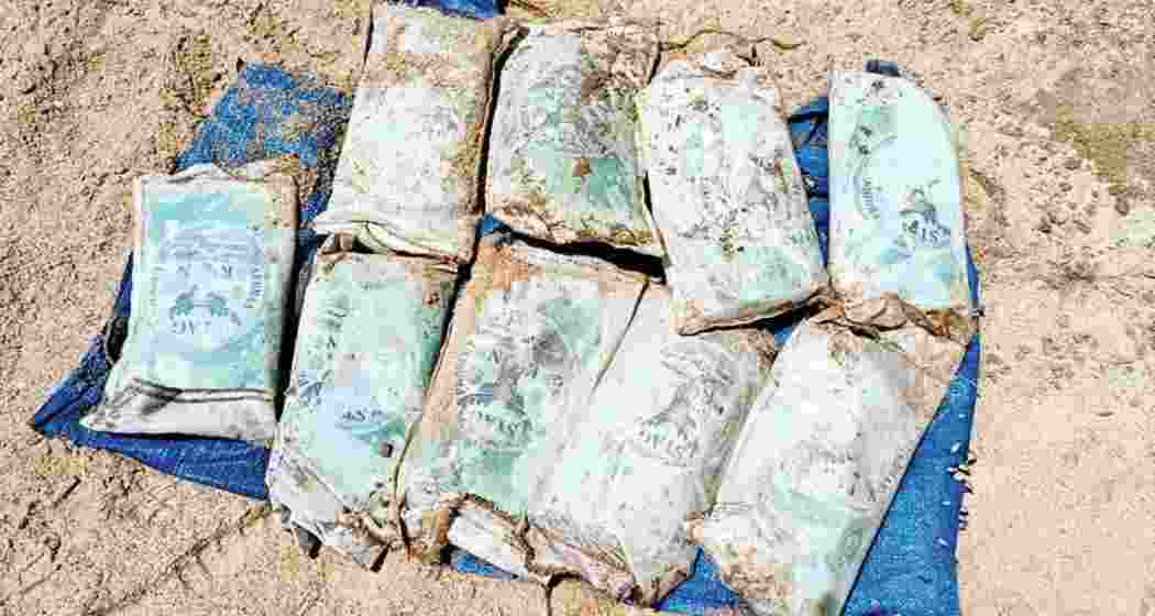 Police recently recovered 29 packets of charas and methamphetamine from the Kutch coast. Police recently recovered 29 packets of charas and methamphetamine from the Kutch coast.